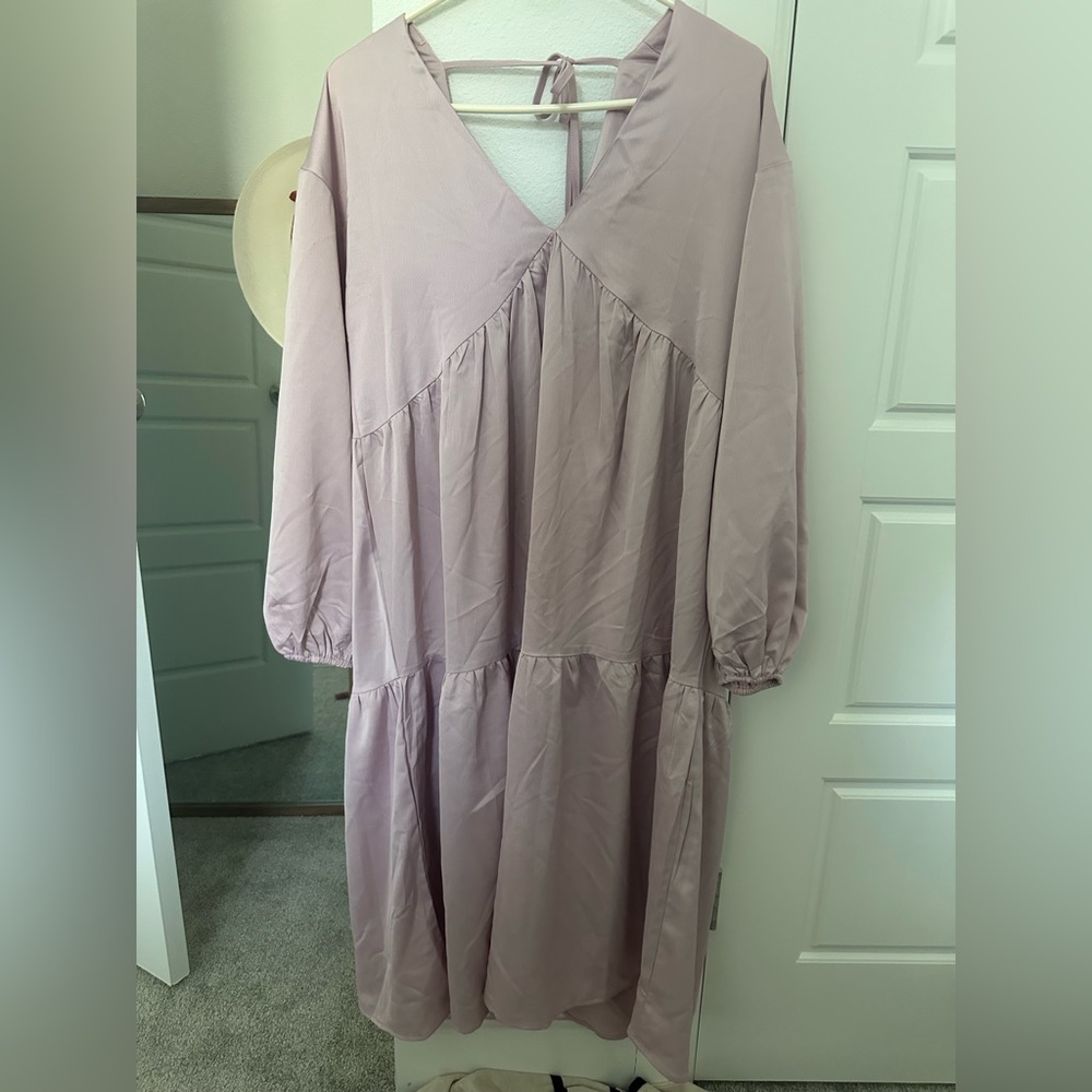 Lola May Midi Satin Dress